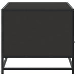 HKH Mesa de Centro em Derivados de em Madeira/ Preto em Metal