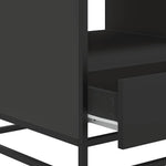 HKH Mesa de Centro em Derivados de em Madeira/ Preto em Metal