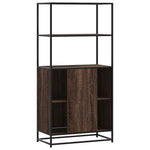 Armario alto HKH de madera, metal 68 x 35 x 139 cm - Roble Marrón