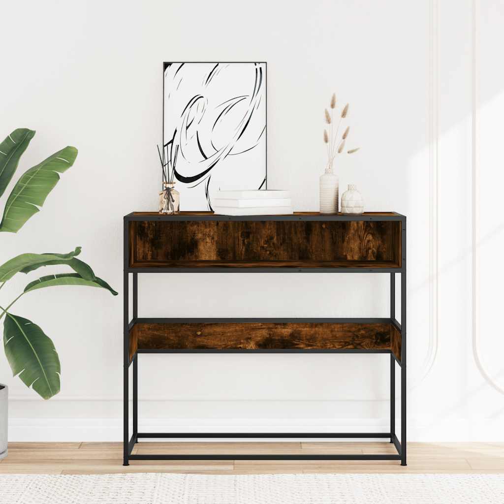Mesa auxiliar HKH en roble ahumado y derivados de la madera