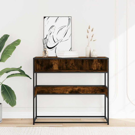 Mesa auxiliar HKH en roble ahumado y derivados de la madera