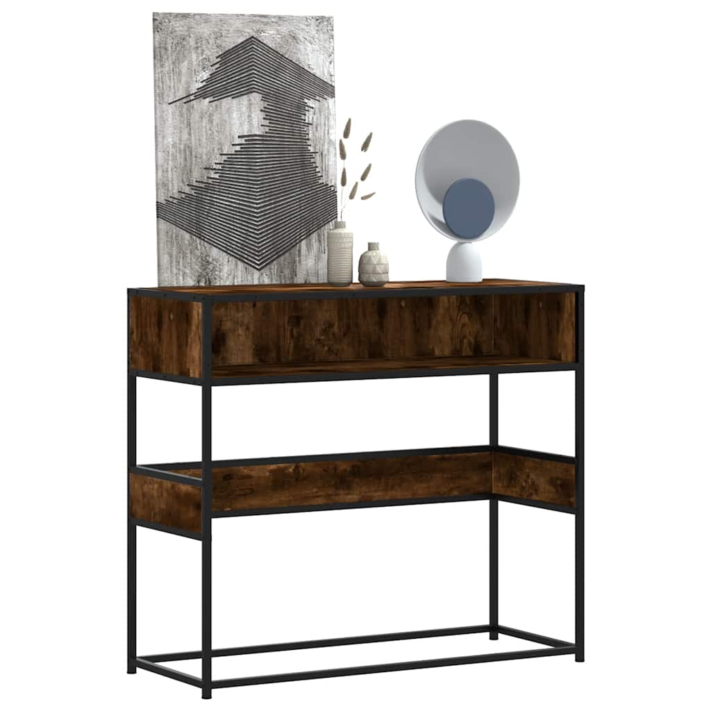 Mesa auxiliar HKH en roble ahumado y derivados de la madera
