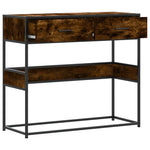 Mesa auxiliar HKH en roble ahumado y derivados de la madera