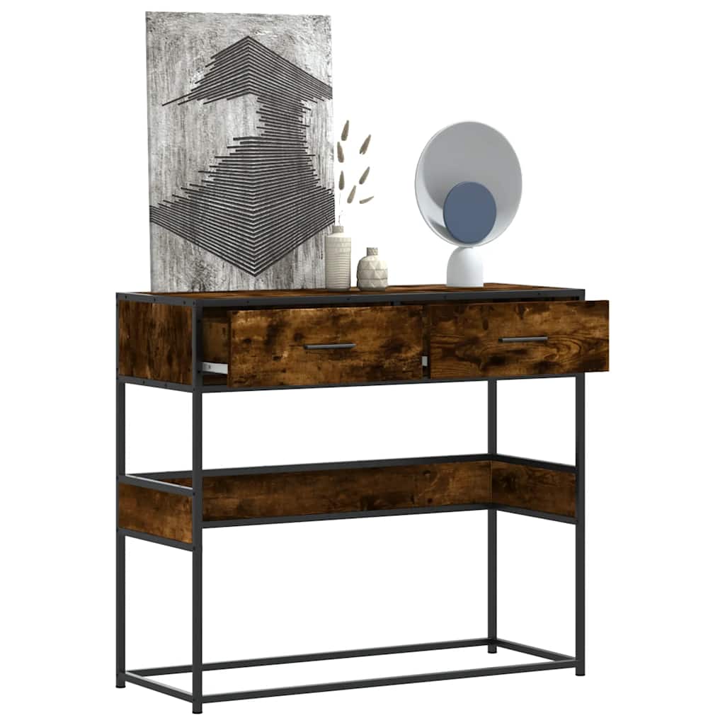 Mesa auxiliar HKH en roble ahumado y derivados de la madera