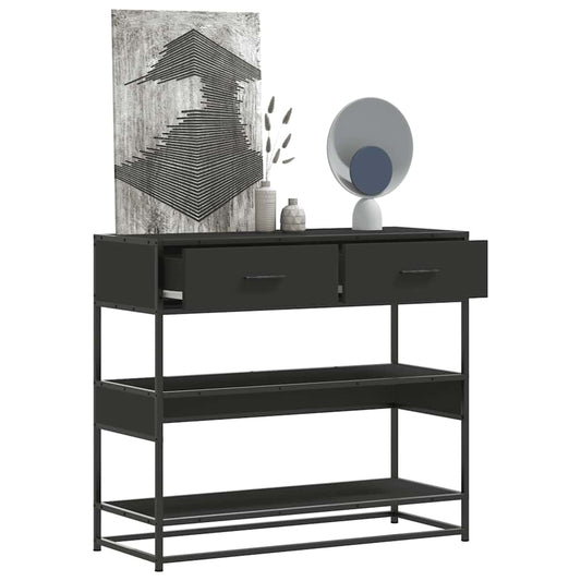 HKH Mesa de Apoio em Derivados de Madeira - Preto