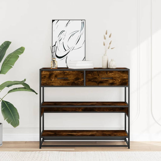 Mesa auxiliar HKH en roble ahumado y derivados de la madera
