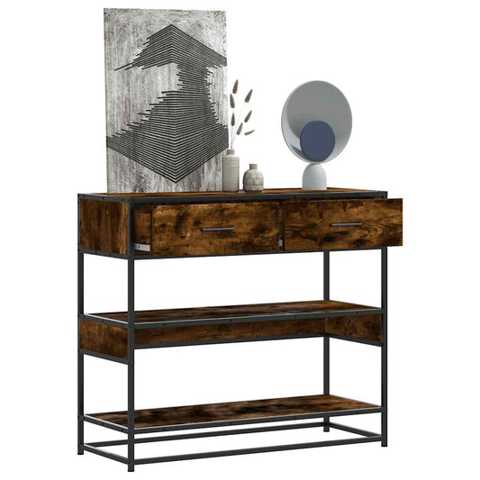 Mesa auxiliar HKH en roble ahumado y derivados de la madera