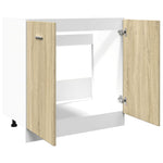 HKH Armário Inferior Lyon em Carvalho Sonoma - 80x46x81,5cm