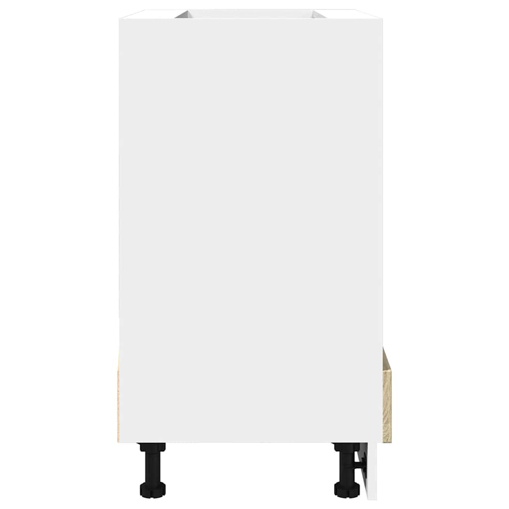 HKH Armário para Forno Cor em Carvalho - 60x46x81,5 Cm