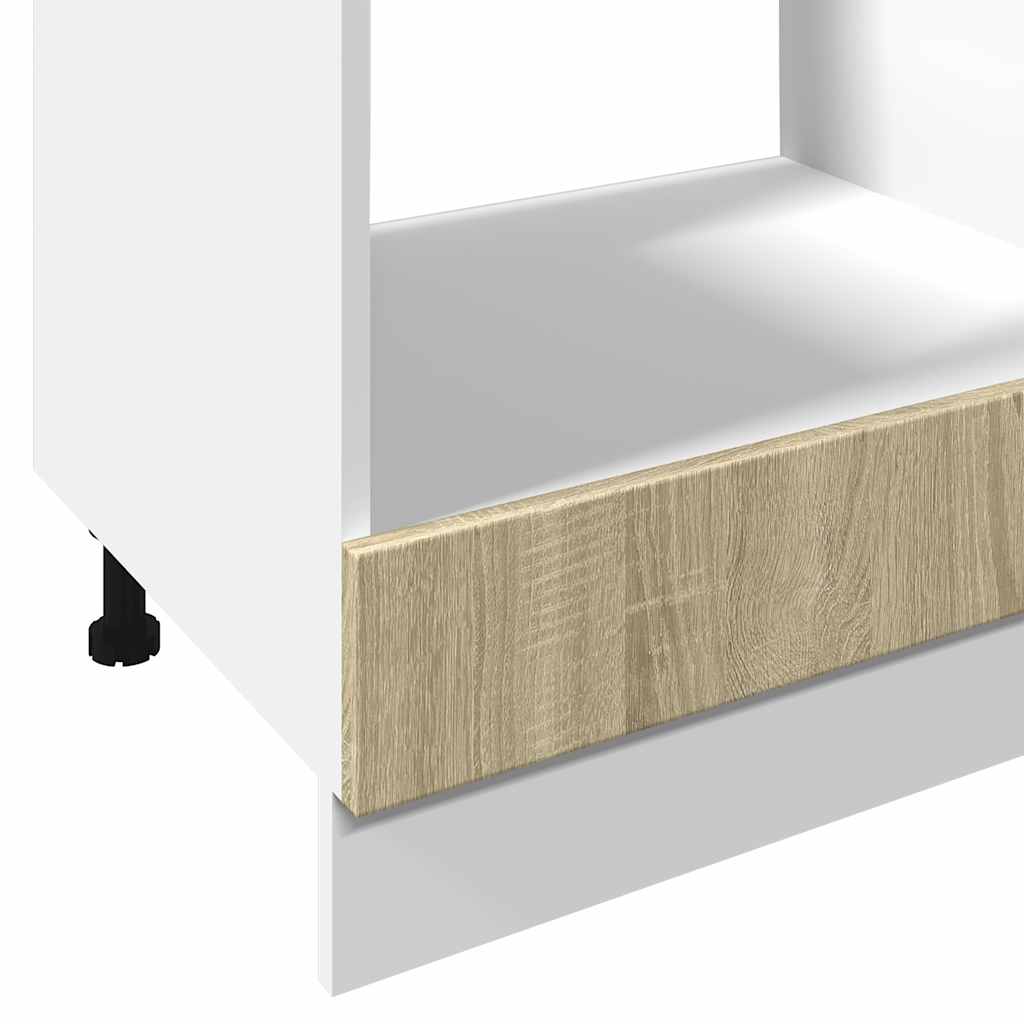 HKH Armário para Forno Cor em Carvalho - 60x46x81,5 Cm