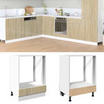 HKH Armário para Forno Cor em Carvalho - 60x46x81,5 Cm