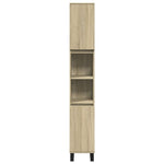 HKH Armario de Baño Roble Sonoma - 30x30x190 Cm