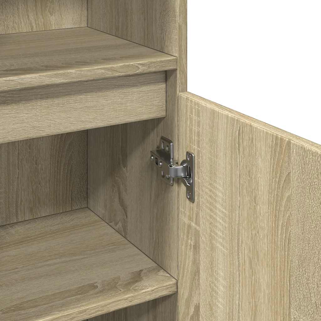 HKH Armario de Baño Roble Sonoma - 30x30x190 Cm