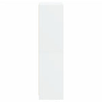 HKH Armário Alto em derivados de Madeira, Vidro 68 X 37 X 142 Cm - Branco