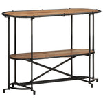 Mesa auxiliar HKH de acacia maciza