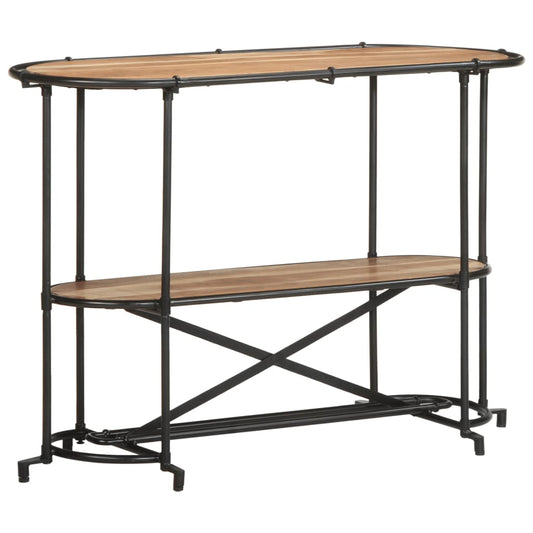 Mesa auxiliar HKH de acacia maciza