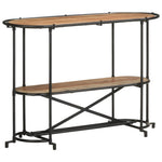 Mesa auxiliar HKH de acacia maciza