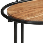 Mesa auxiliar HKH de acacia maciza