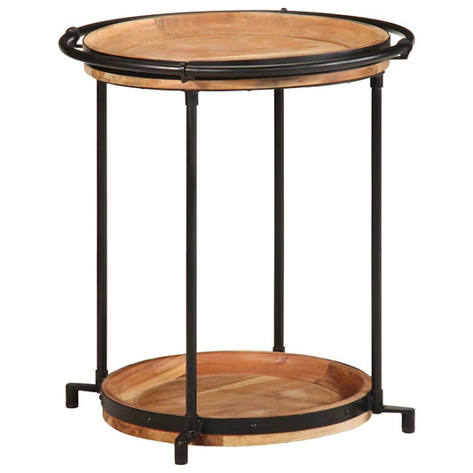 Mesa auxiliar HKH de acacia maciza