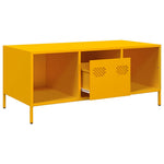 HKH Mesa Centro Laminado Frio Amarelo Mostarda em Aço