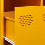HKH Mesa Centro Laminado Frio Amarelo Mostarda em Aço