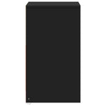 HKH Mesa de Cabeceira com Luzes Led em Derivados de Madeira - Preto