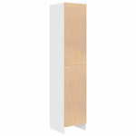 Aparador alto HKH blanco de madera procesada con 2 puertas