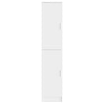 Aparador alto HKH blanco de madera procesada con 2 puertas