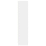Aparador alto HKH blanco de madera procesada con 2 puertas