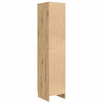 HKH Aparador Alto de Madera Procesada con 2 Puertas - Roble Artesanal