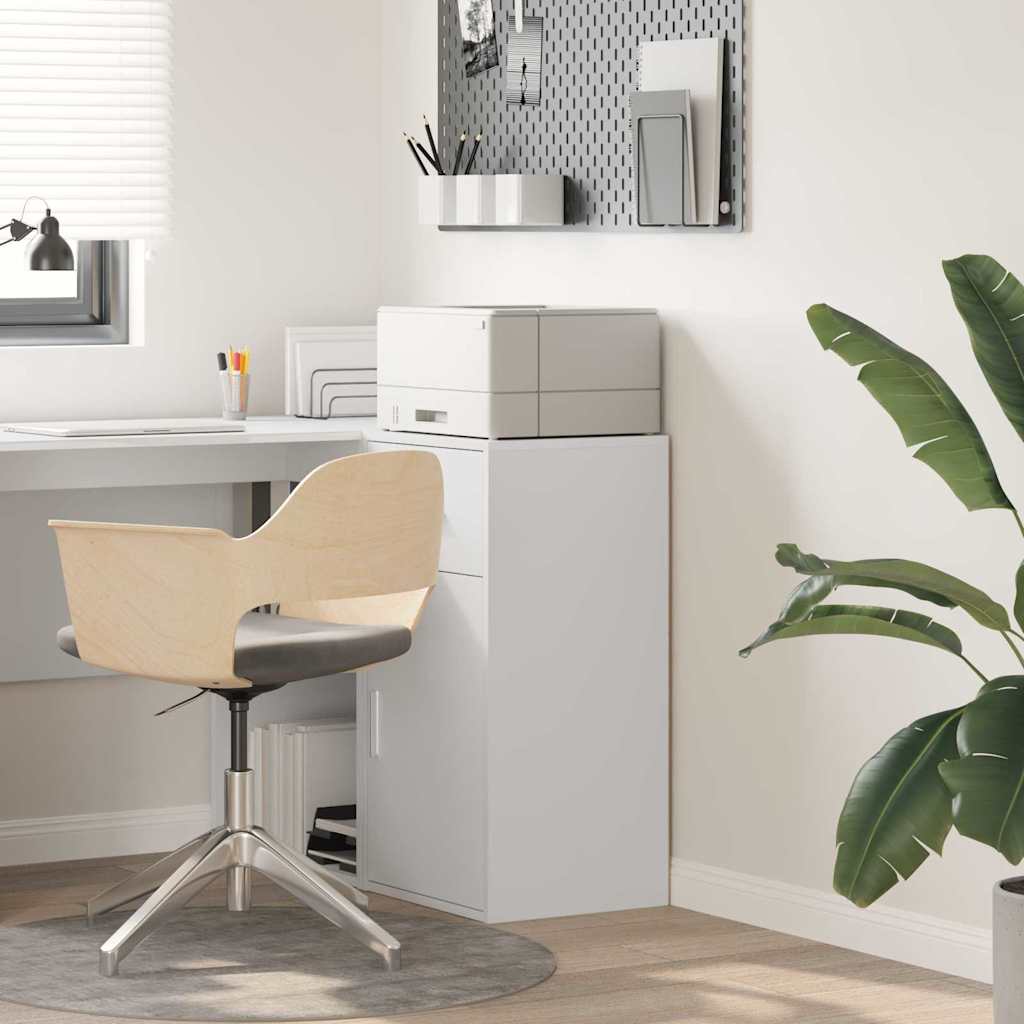 Aparador Moderno HKH de Madera Procesada con 1 Puerta y 1 Cajón - Blanco