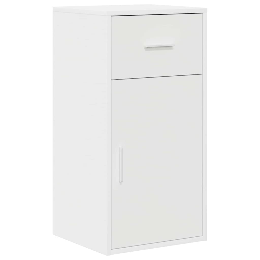 Aparador Moderno HKH de Madera Procesada con 1 Puerta y 1 Cajón - Blanco