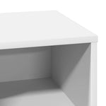 HKH Conjunto de 2 Mesas de Cabeceiras com Gaveta - Branco