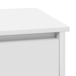HKH Conjunto de 2 Mesas de Cabeceiras com Gaveta - Branco