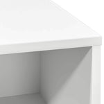 HKH Aparador Moderno em Madeira Processada com Luzes Led - Branco
