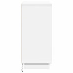 HKH Aparador Moderno em Madeira Processada com Luzes Led - Branco
