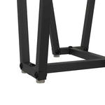 HKH Set de 2 Mesas Auxiliares de Roble - Negro