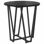 HKH Set de 2 Mesas Auxiliares de Roble - Negro