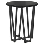 HKH Set de 2 Mesas Auxiliares de Roble - Negro