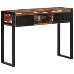 Mesa Consola HKH de Madera Maciza Reciclada - Multicolor