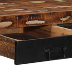 HKH Escritorio Multicolor Madera en Madera Maciza Reciclada