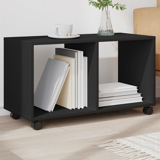 HKH Móvil con Ruedas en Derivados de Madera - Negro