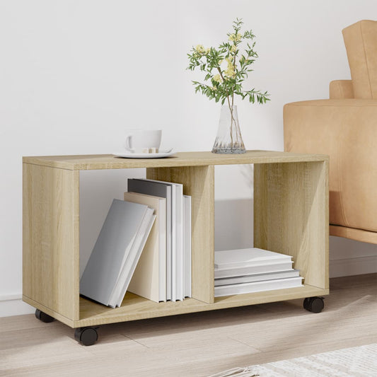 Mueble móvil HKH con ruedas de aglomerado en roble