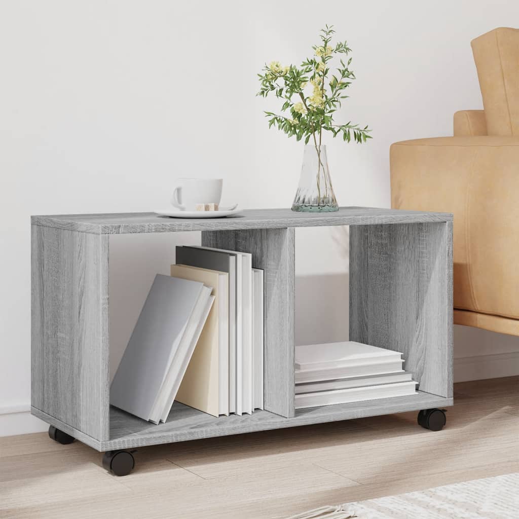 HKH Mueble con Ruedas Gris en Derivados de Madera