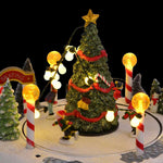 HKH Decoração de Aldeia de Natal - Colorido