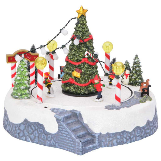 HKH Decoração de Aldeia de Natal - Colorido