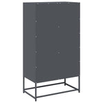 Aparador Alto HKH de Acero Laminado en Frío con 2 Puertas 68 X 39 X 123 Cm - Antracita