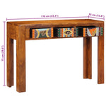 Mesa Consola HKH de Acacia Maciza