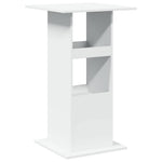 HKH Mesa de Bar com Arrumação em Derivados de Madeira - Branco