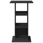 HKH Mesa de Bar com Arrumação em Derivados de Madeira - Preto